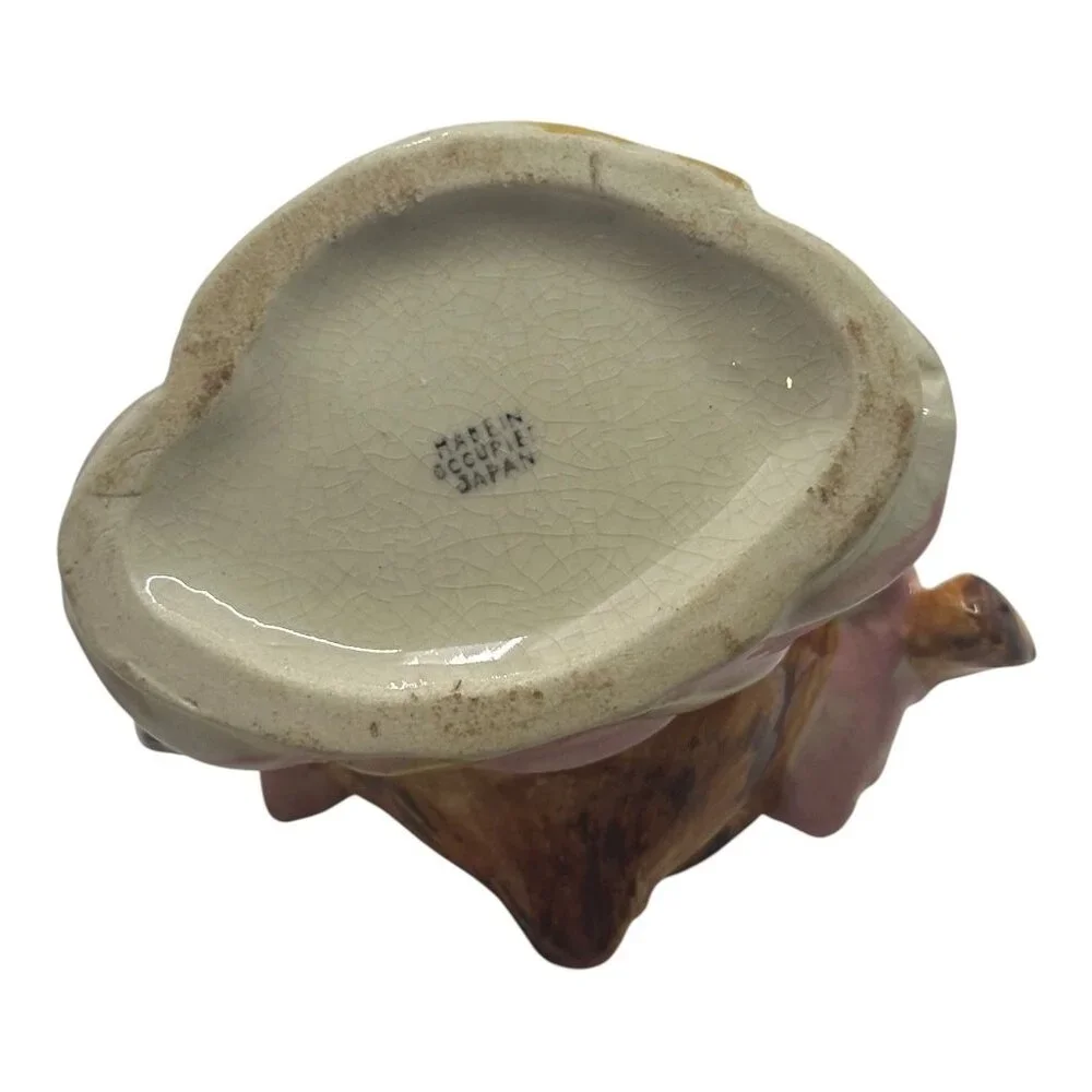 Yum-EE-Yum Girl Head Vase Occupied Japan Ceramic  Planter Vintage‎ Whimsical